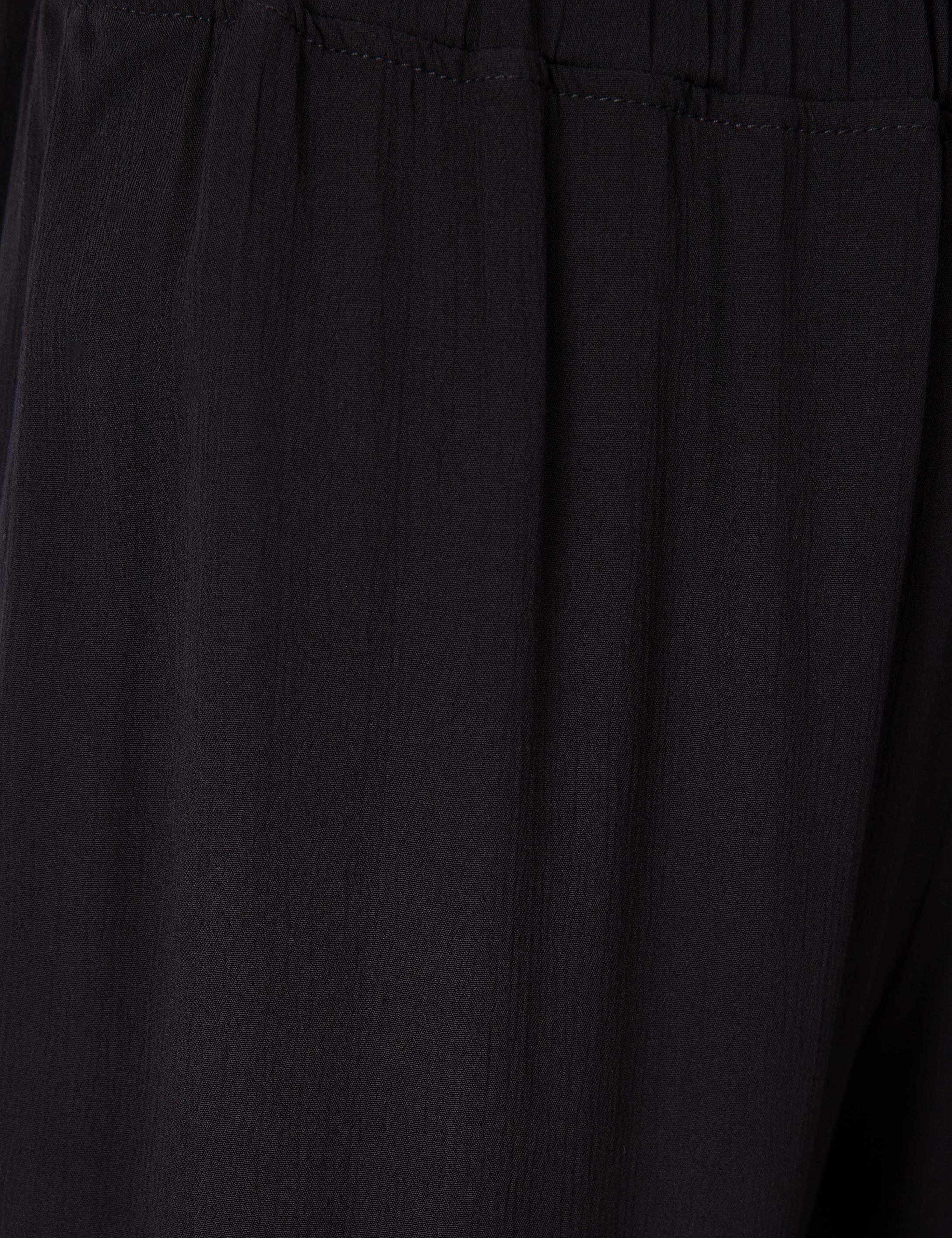 Siyah Flare Fit Kumaş Pantolon