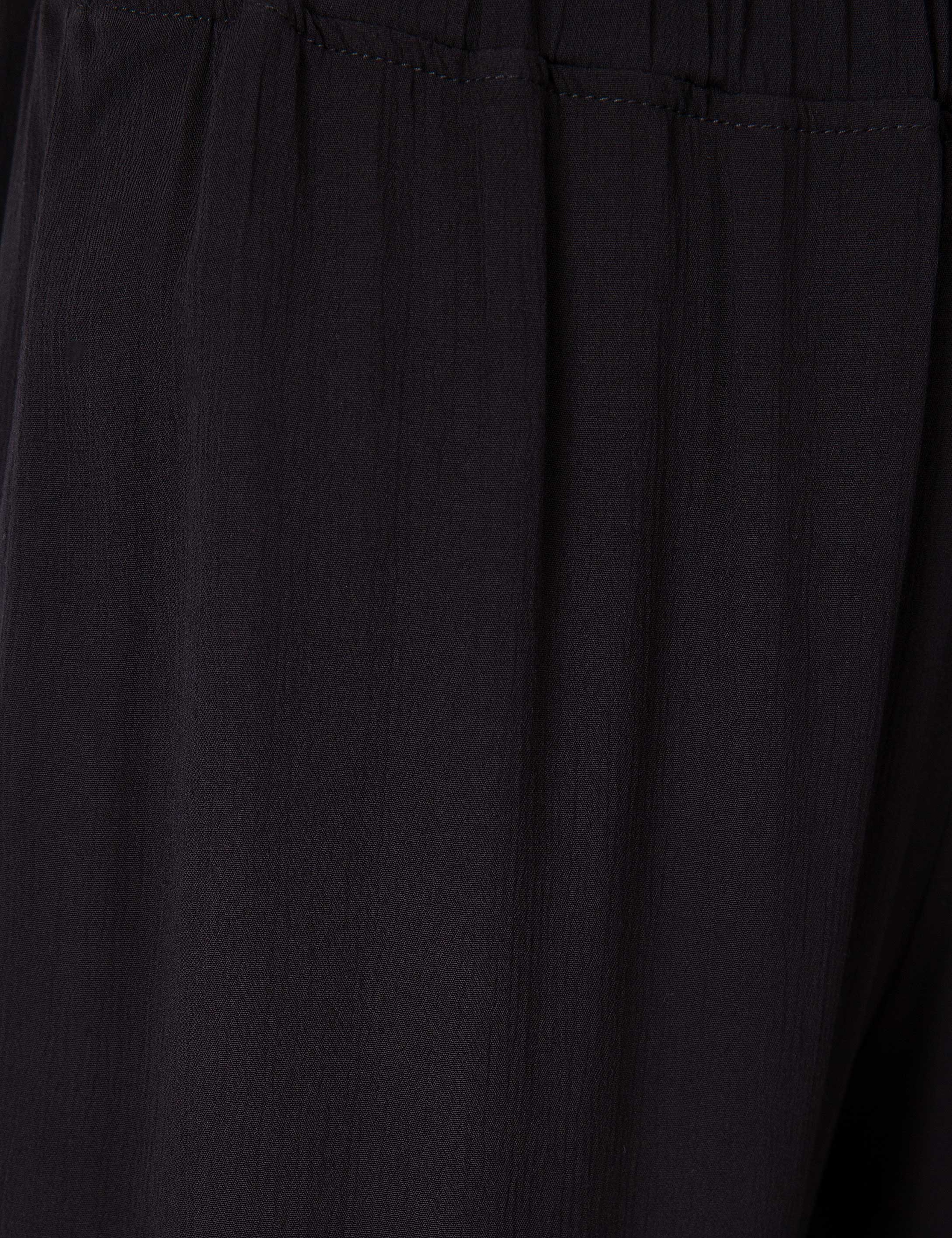 Siyah Flare Fit Kumaş Pantolon