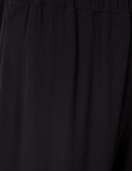 Siyah Flare Fit Kumaş Pantolon - 50206153007