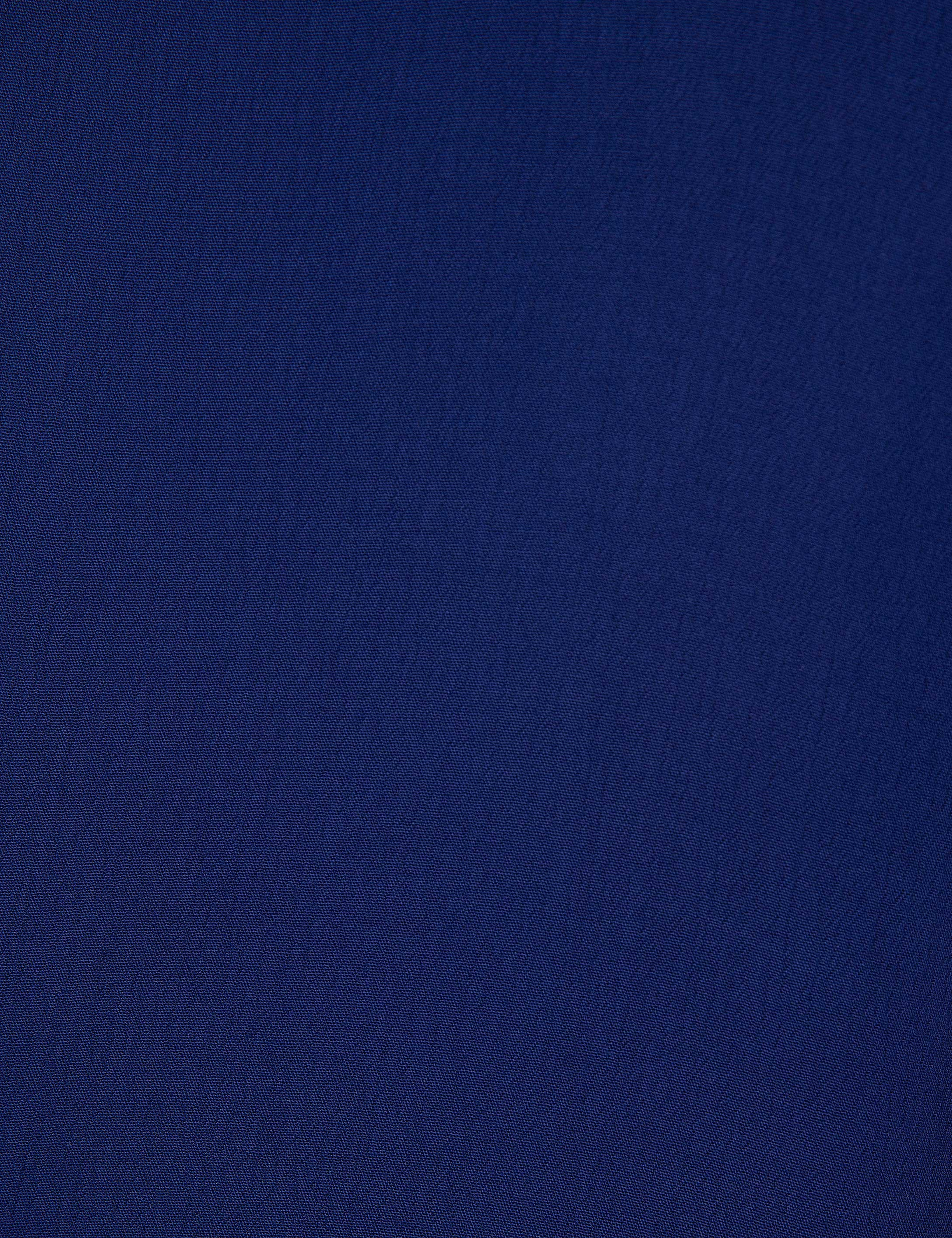 Lacivert Flare Fit Kumaş Pantolon - Image 4