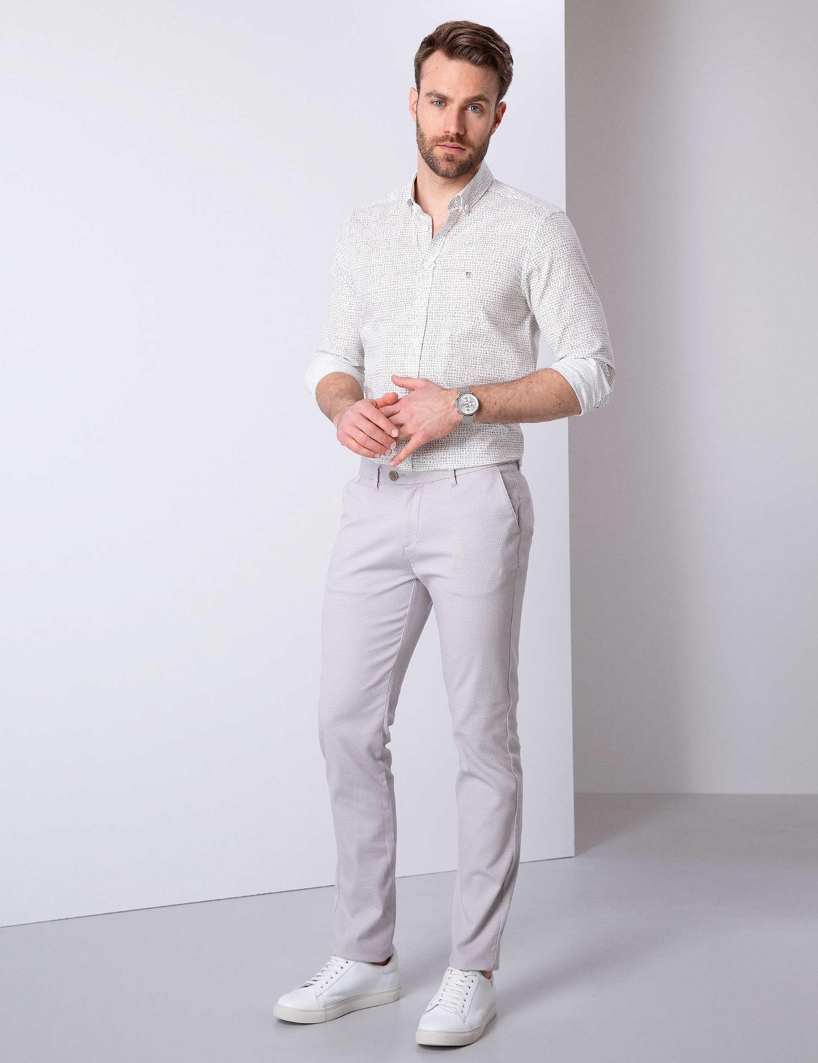 Taş Slim Fit Chino Pantolon