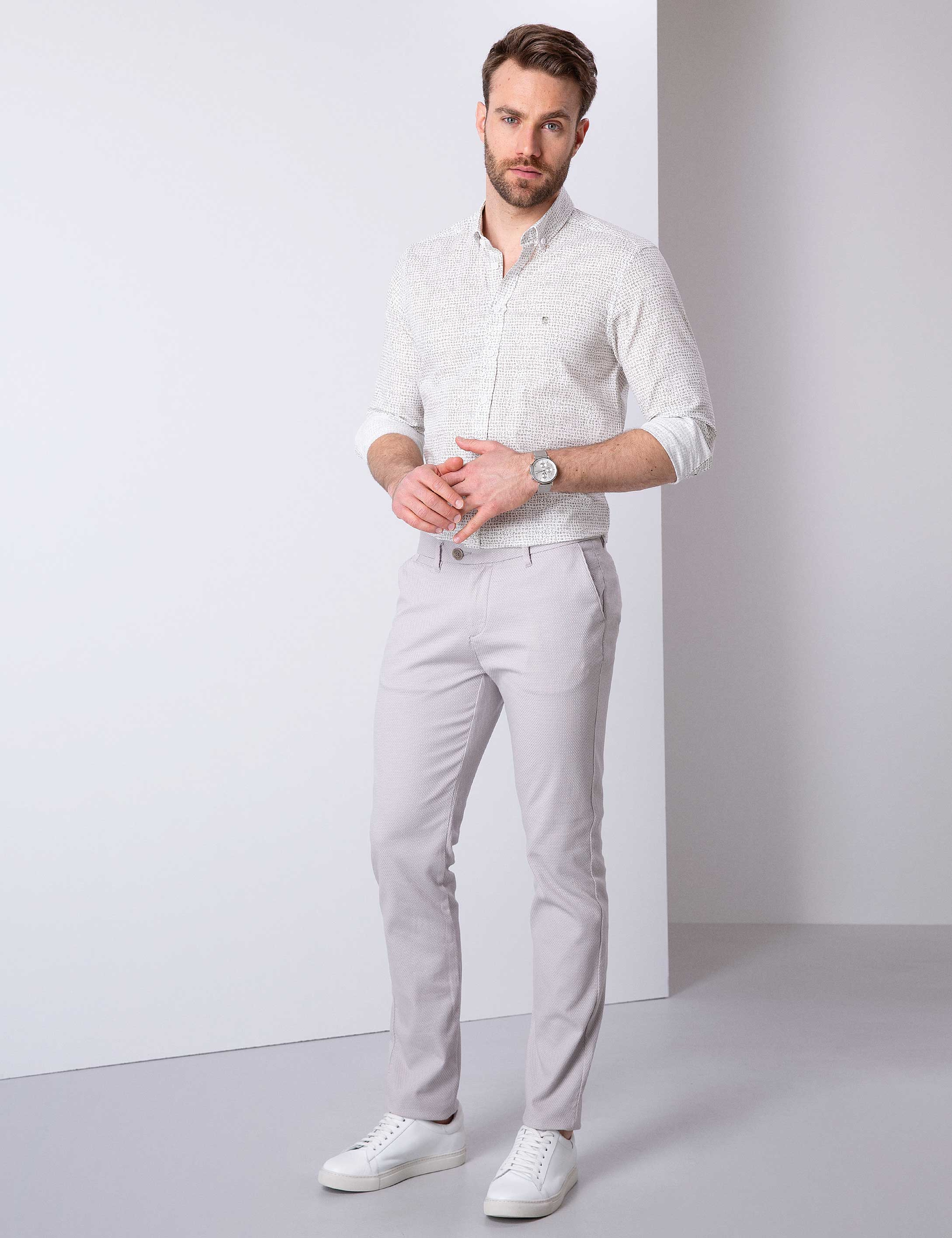 Taş Slim Fit Chino Pantolon - Image 2