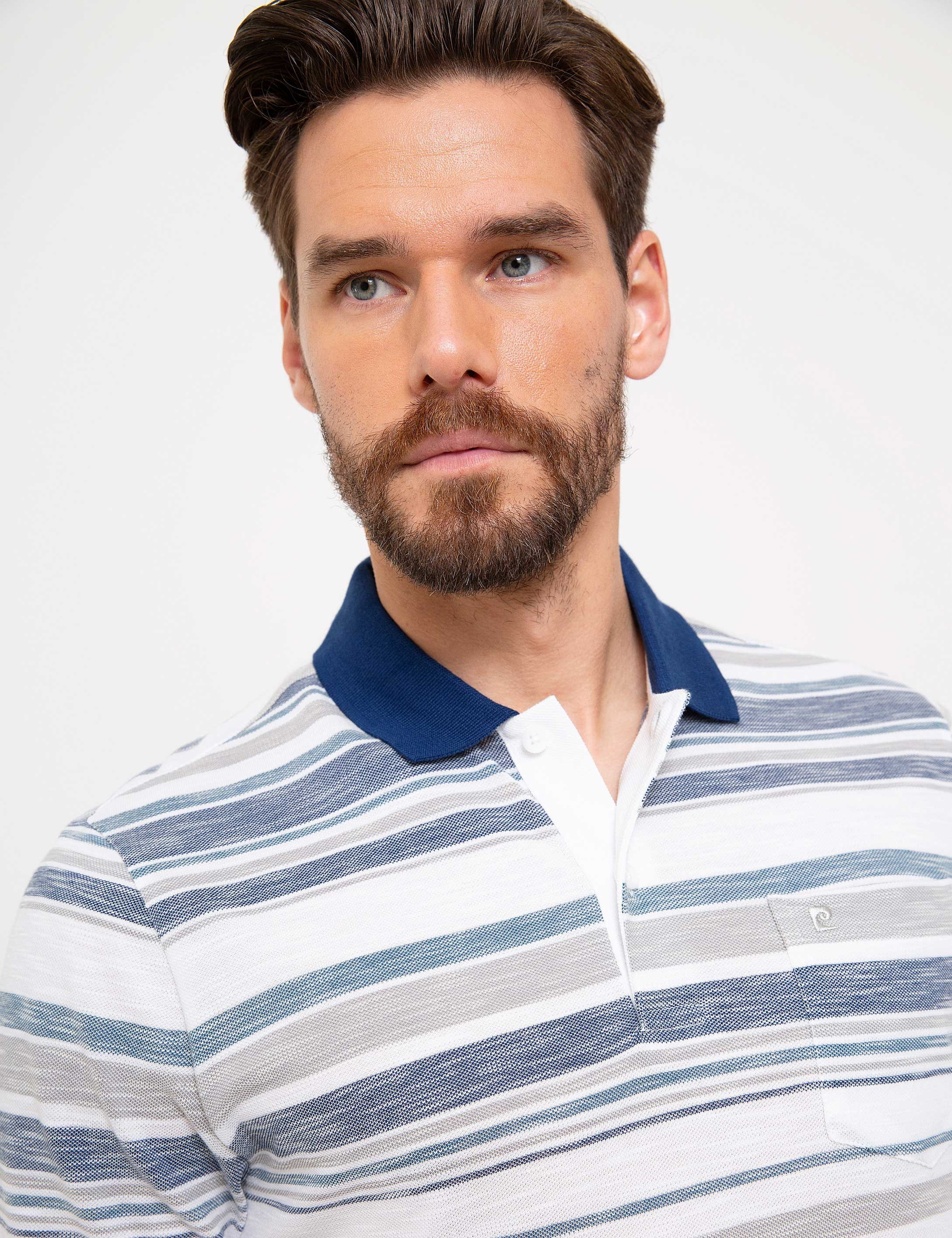 Lacivert Regular Fit Polo Yaka T-Shirt - Image 2