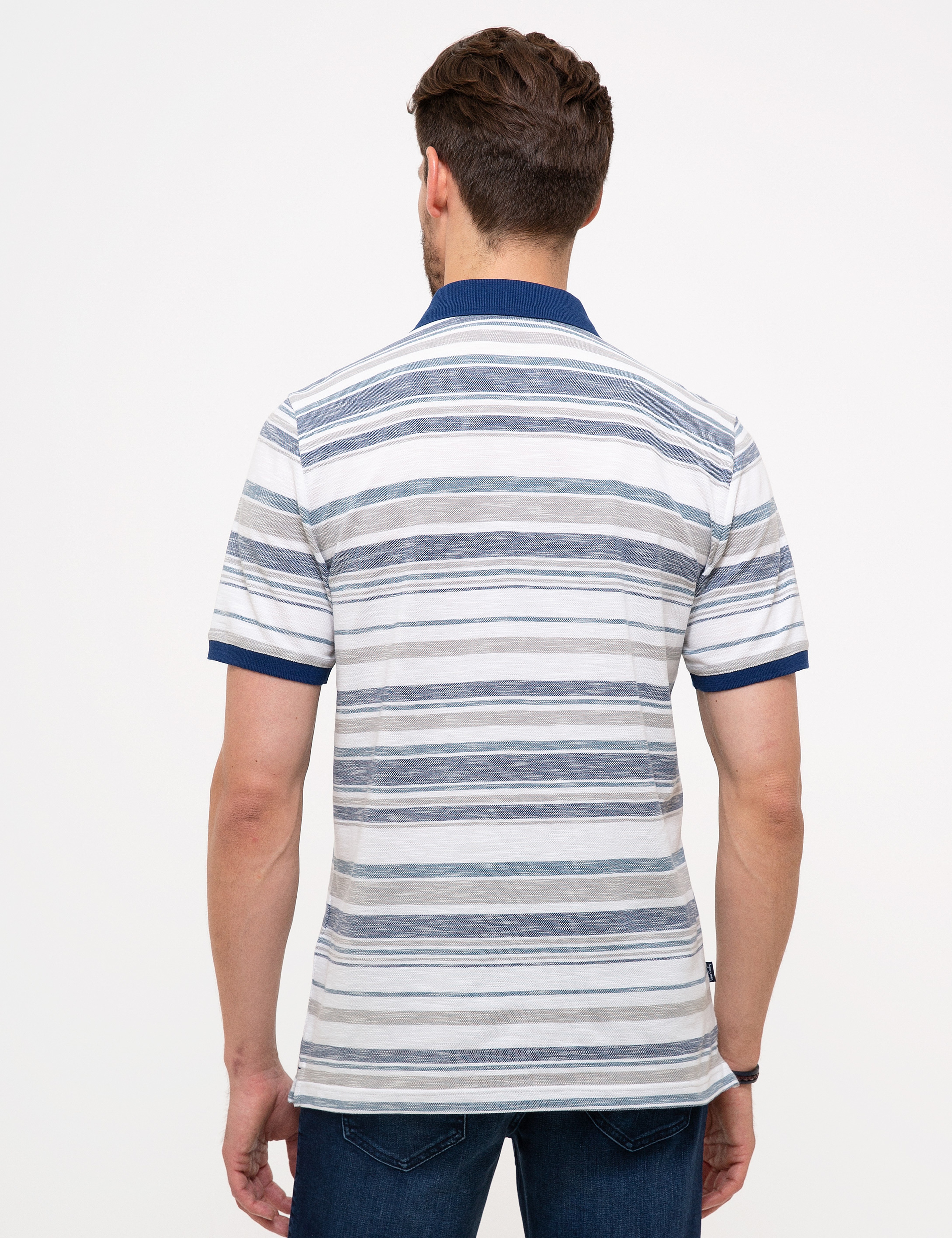 Lacivert Regular Fit Polo Yaka T-Shirt