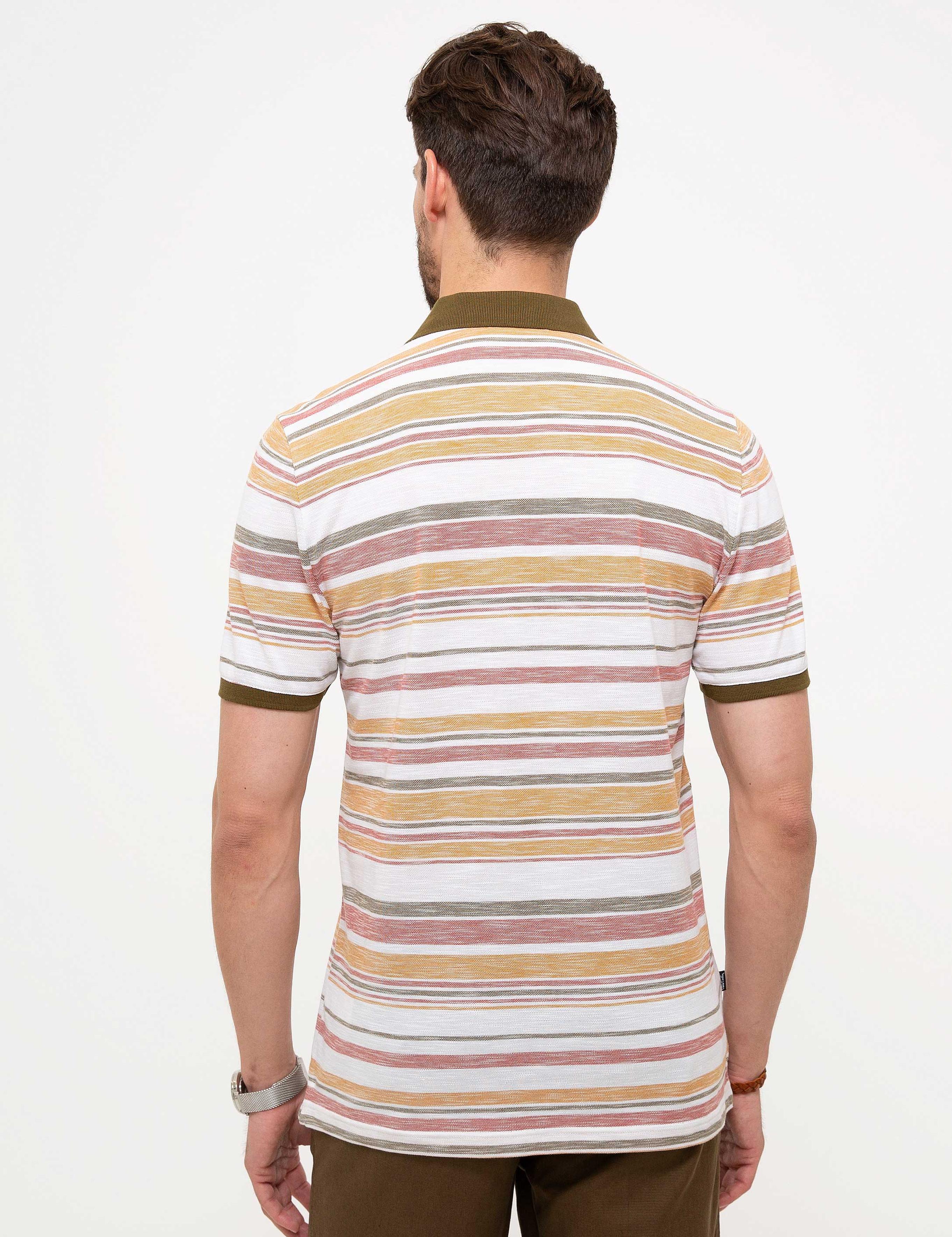 Haki Regular Fit Polo Yaka Tişört