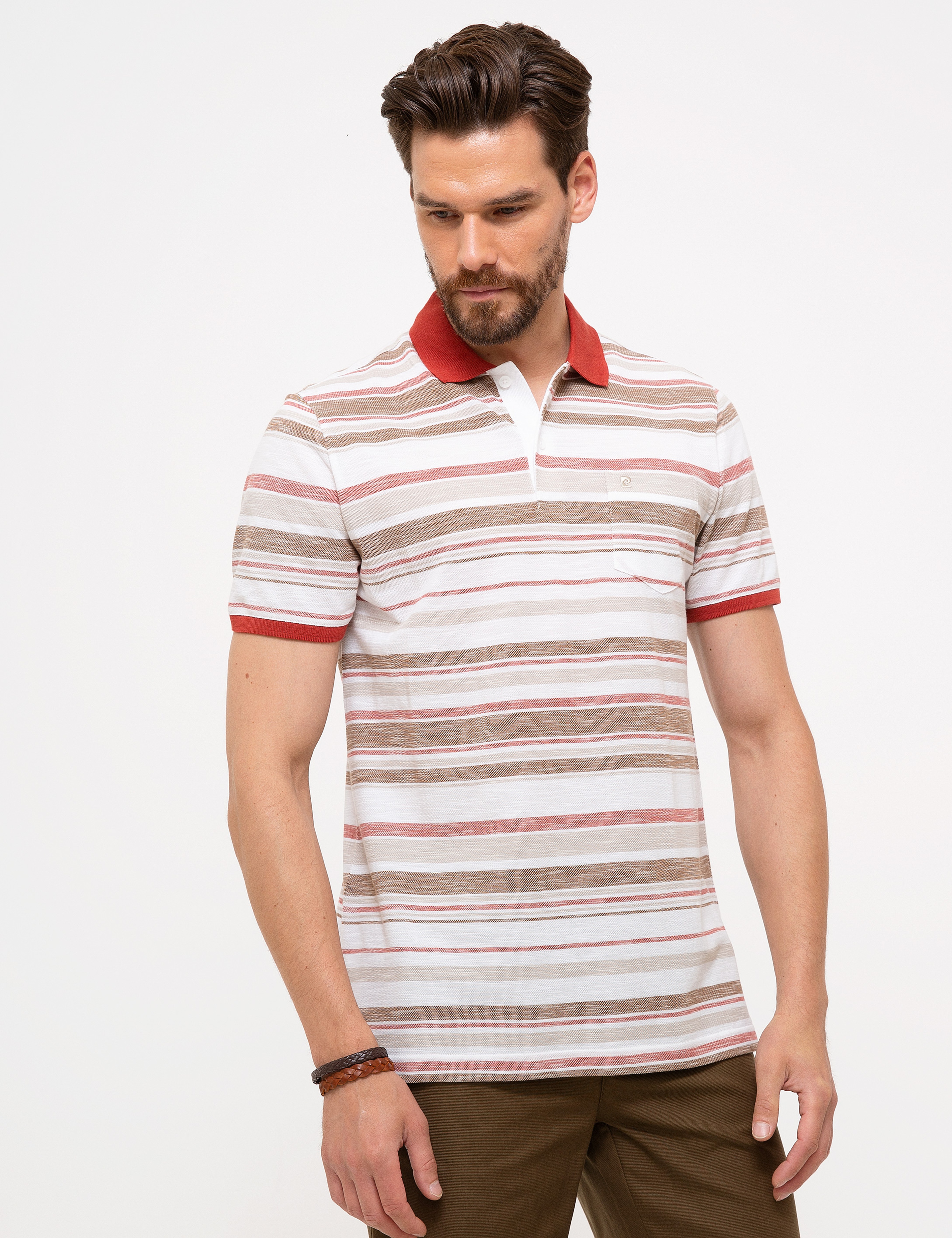 Kiremit Regular Fit Polo Yaka T-Shirt - Image 2