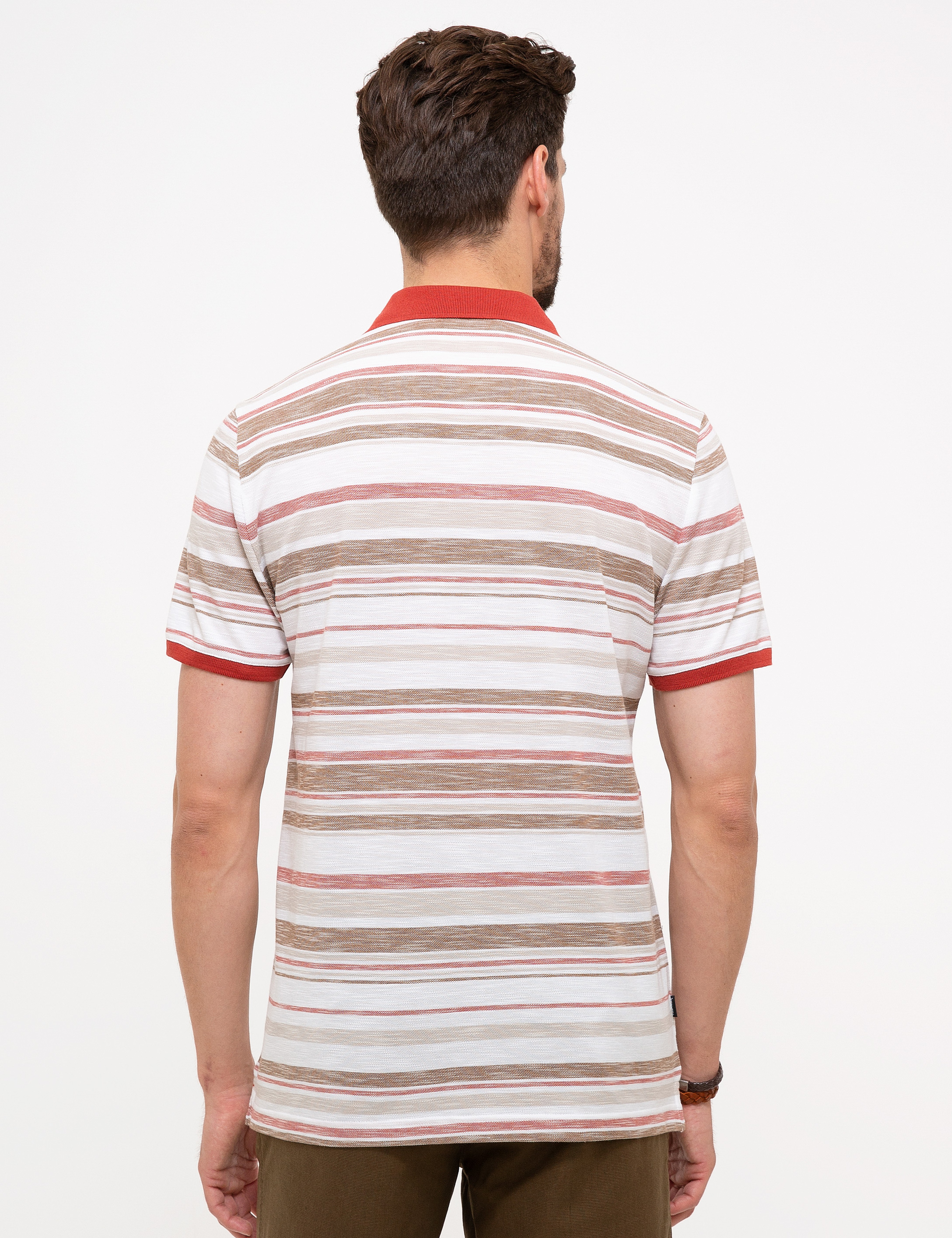 Kiremit Regular Fit Polo Yaka T-Shirt - Image 3