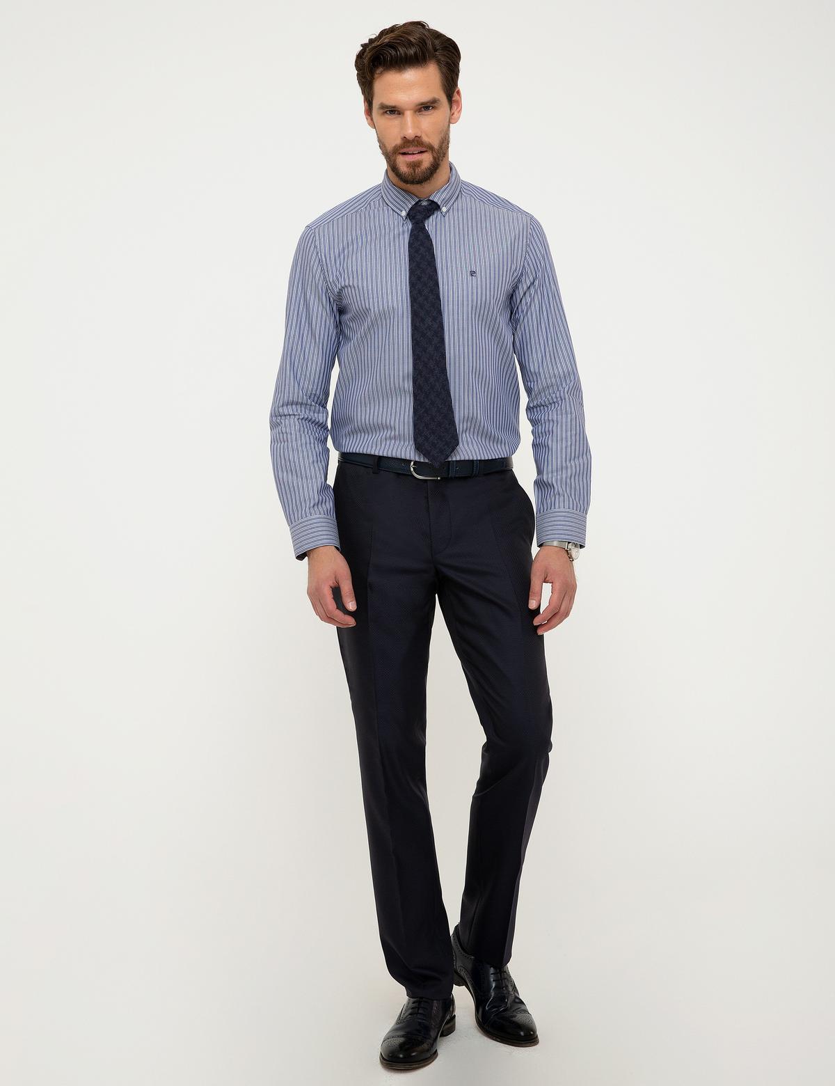 Lacivert Slim Fit Gömlek - 50207098018