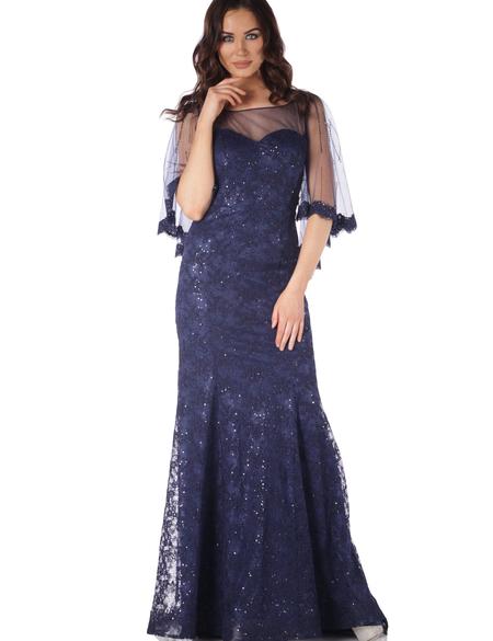 LACIVERT Balık Abiye Elbise - 50212943001