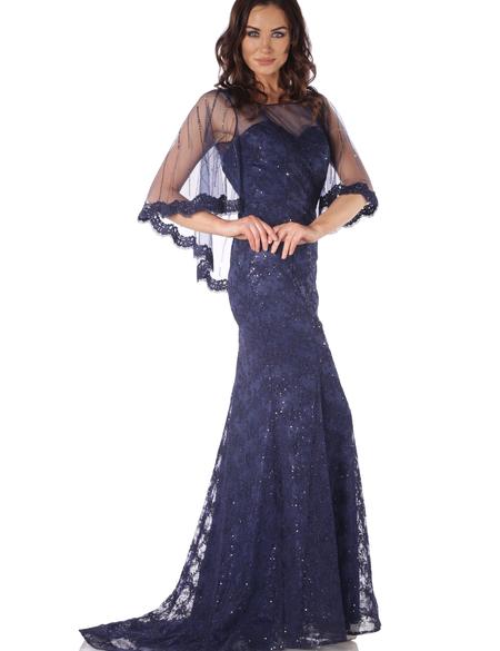 LACIVERT Balık Abiye Elbise - 50212943001