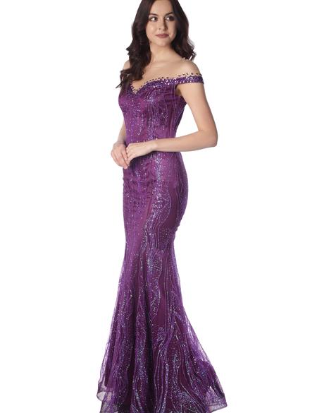 PEMBE Balık Abiye Elbise - 50212947003