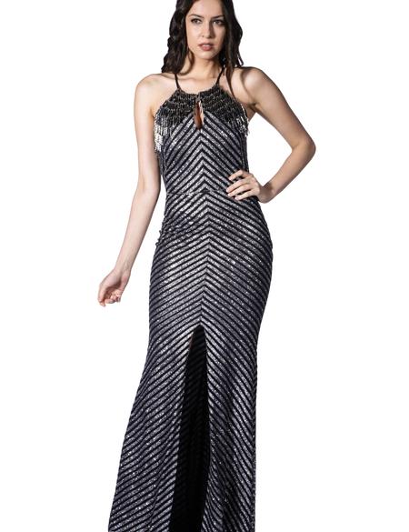 SIYAH Uzun Abiye Elbise - 50212969001