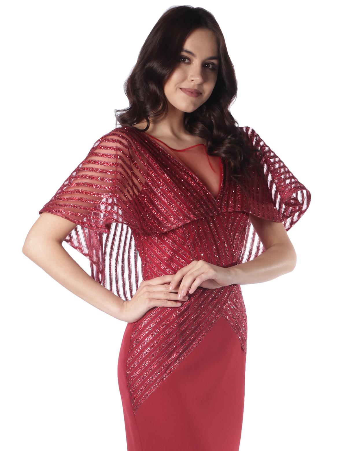 KIRMIZI Balık Abiye Elbise - 50212973001