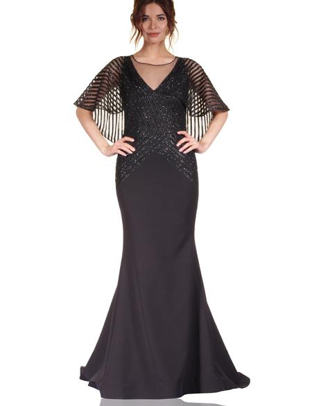 SIYAH Balık Abiye Elbise - 50212977001