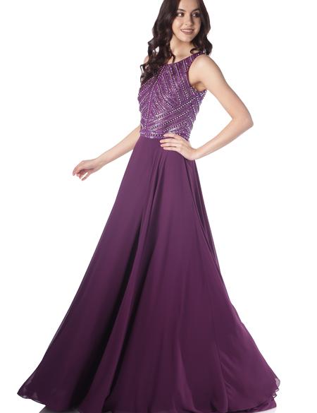 PEMBE Uzun Abiye Elbise - 50212982001