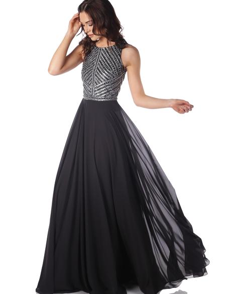 SIYAH Uzun Abiye Elbise - 50212983002