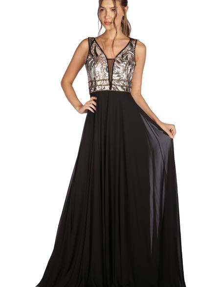 SIYAH Uzun Abiye Elbise - 50212997001