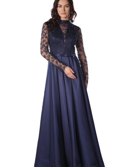 LACIVERT Prenses Abiye Elbise - 50213010001