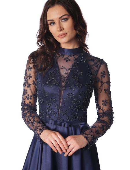 LACIVERT Prenses Abiye Elbise - 50213010001