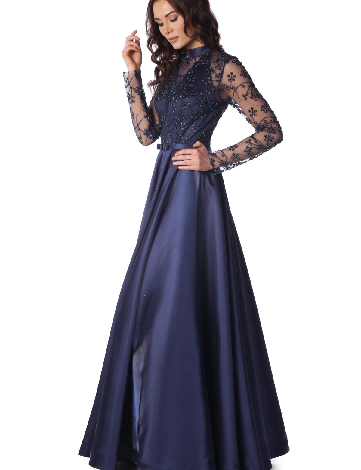 LACIVERT Prenses Abiye Elbise - 50213010001