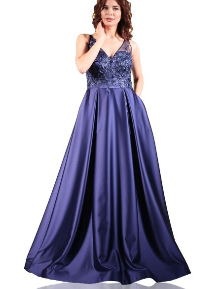 LACIVERT Prenses Abiye Elbise - 50213016001