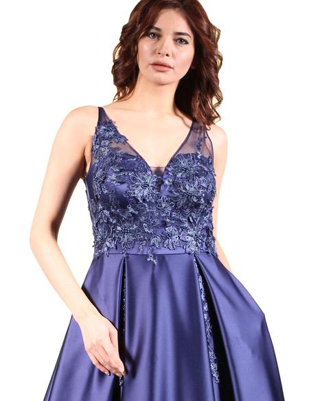 LACIVERT Prenses Abiye Elbise - 50213016001