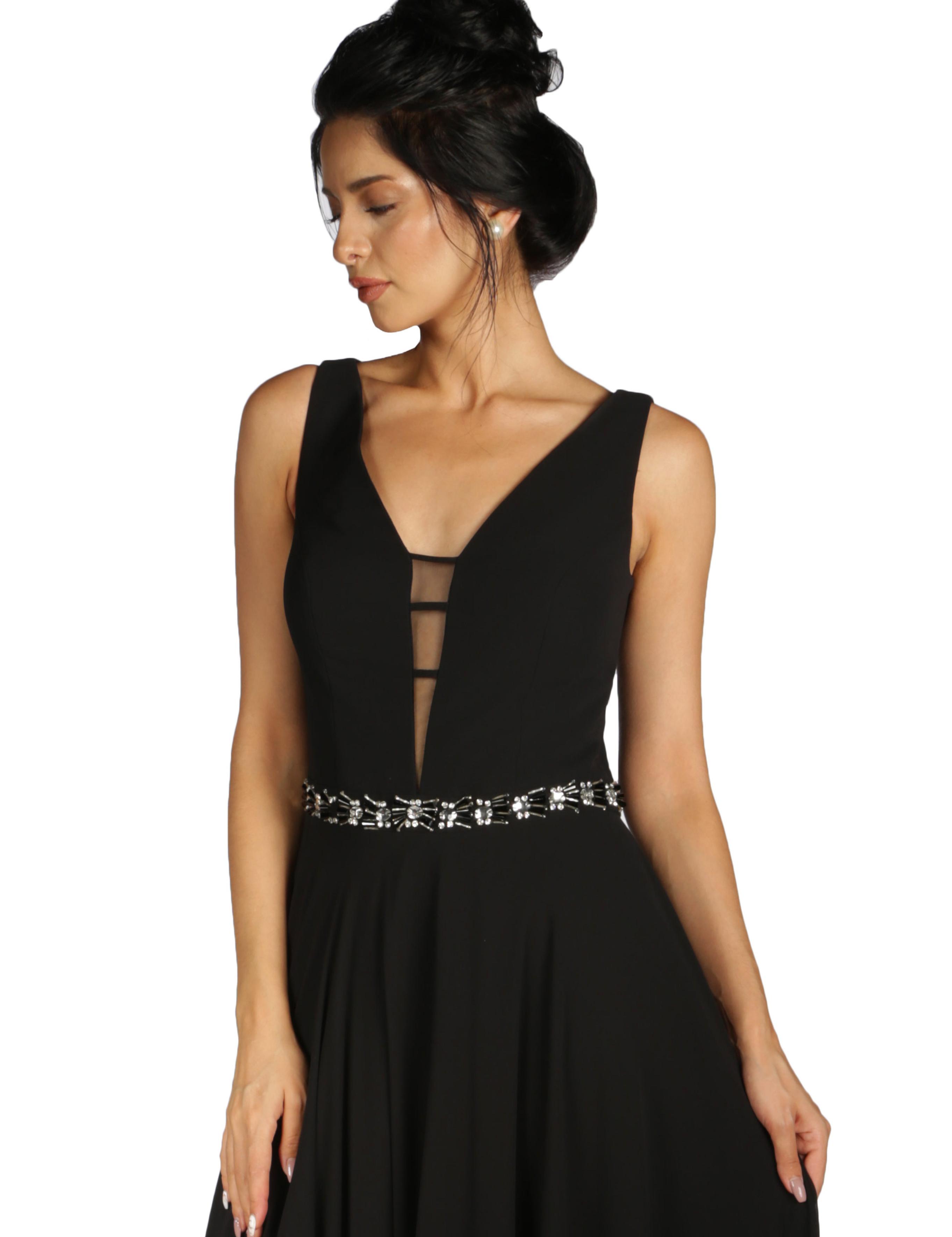 SIYAH Uzun Abiye Elbise