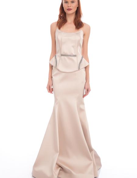 BEYAZ İkili Takım Balık Abiye Elbise - 50213084001