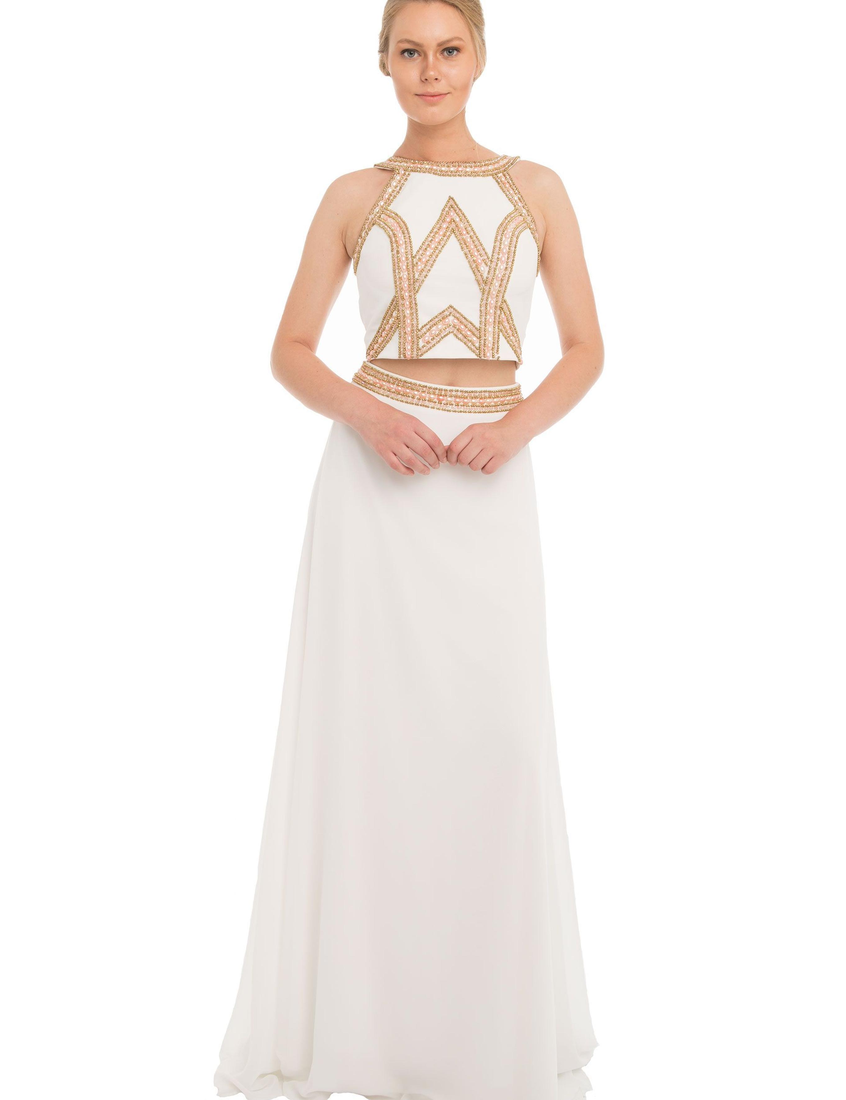 İkili Takım Balık Abiye Elbise