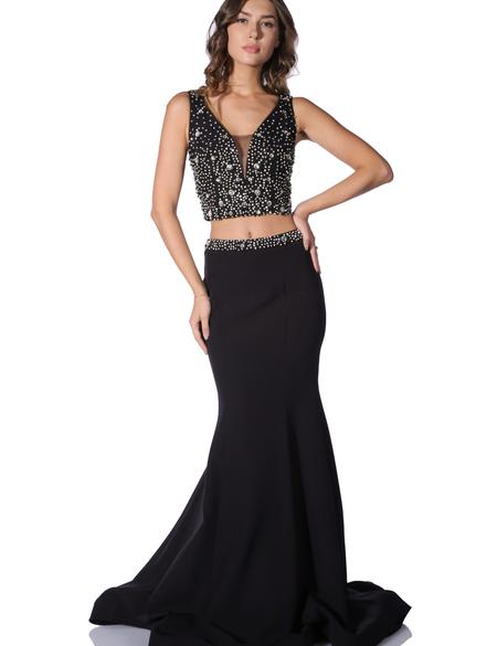 İkili Takım Balık Abiye Elbise - 50213111003