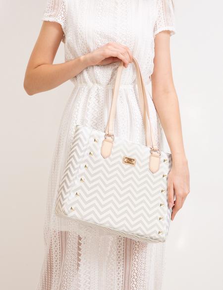 Beyaz Omuz Çantası - 50221312001