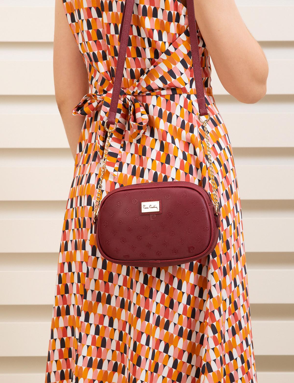 Bordo Çapraz Çanta