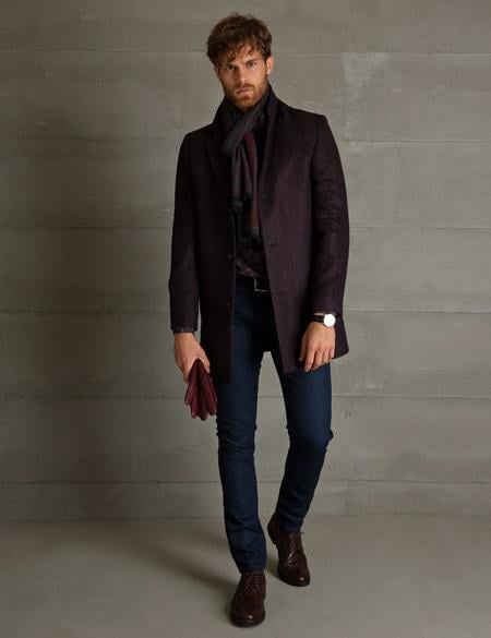 Bordo Ex.Slim Fit Kaban - 50198061004