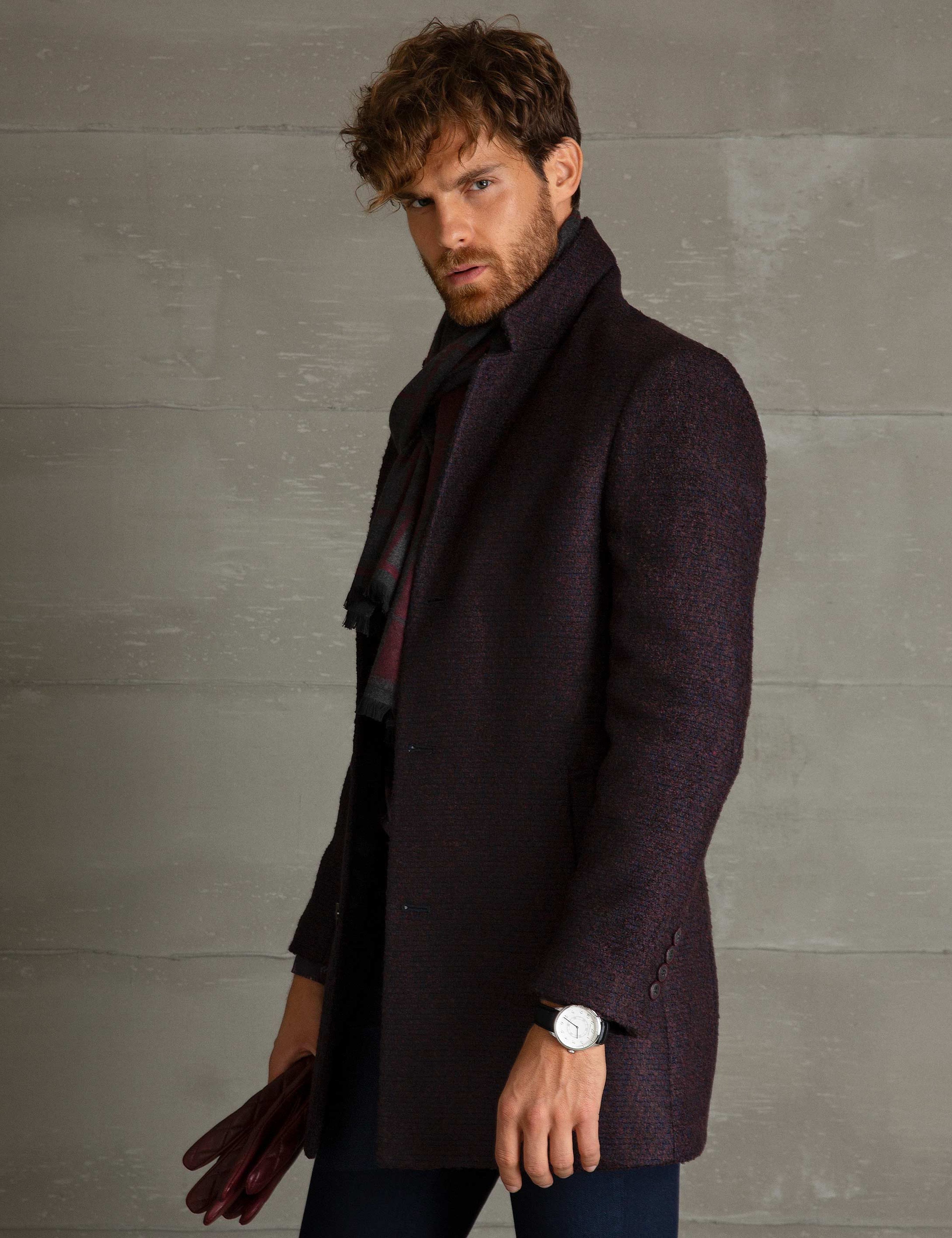 Bordo Ex.Slim Fit Kaban - Image 3
