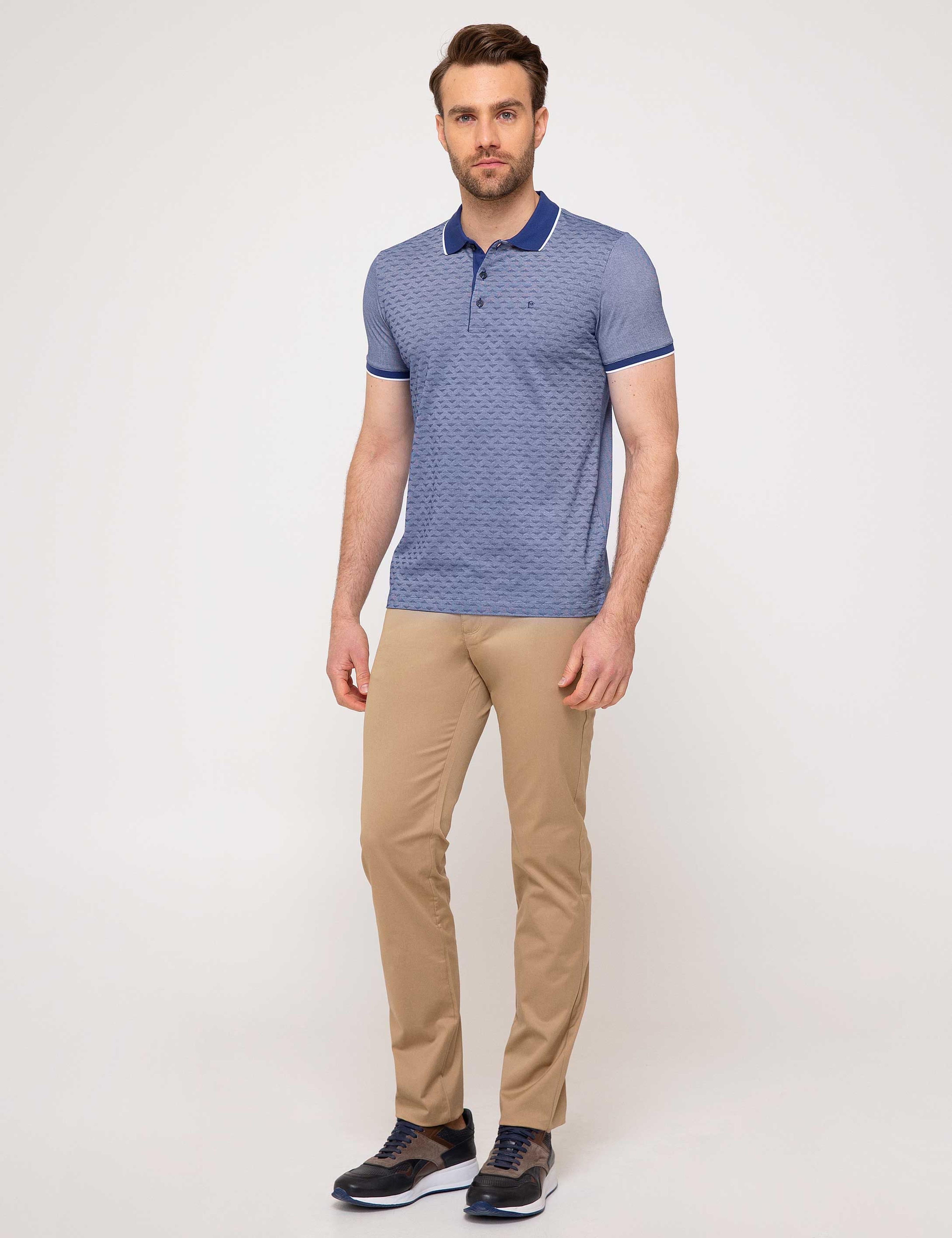Camel Slim Fit Chino Pantolon - Image 1