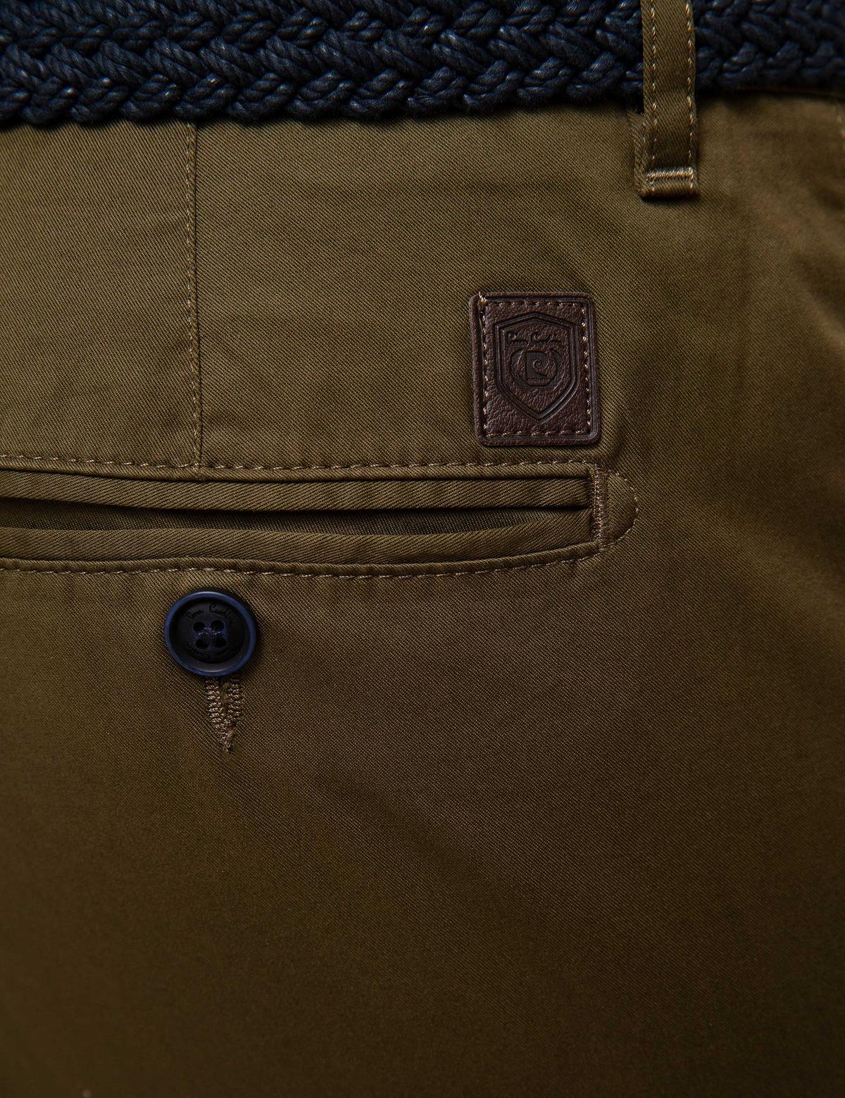 Haki Slim Fit Kanvas Pantolon - 50189174117