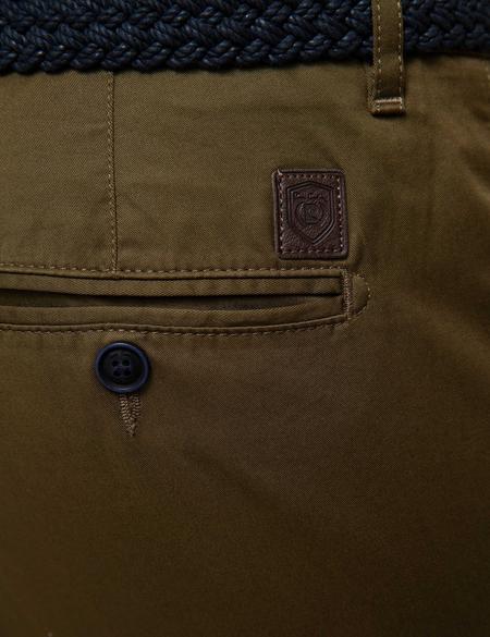 Haki Slim Fit Kanvas Pantolon - 50189174117