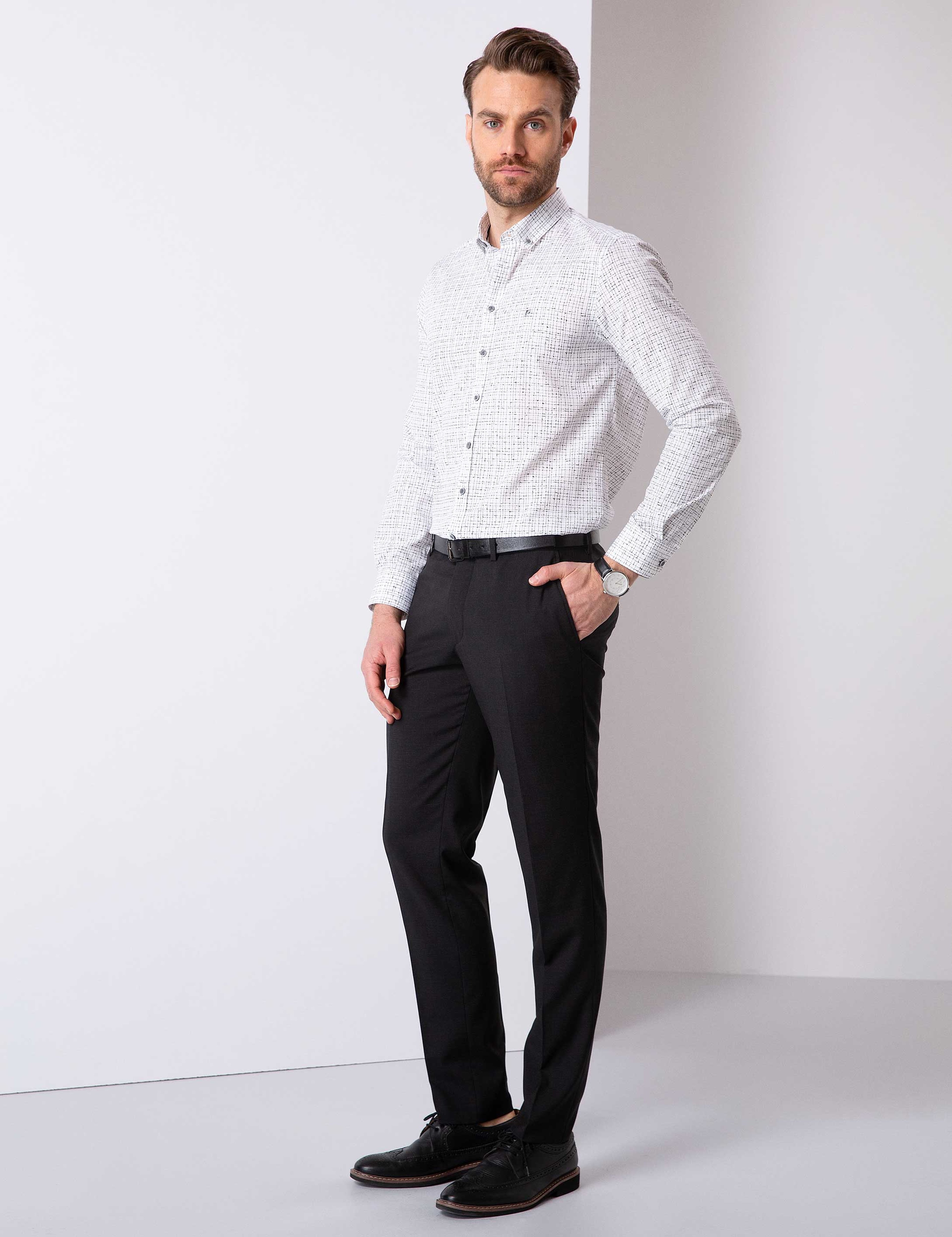 Füme Ekstra Slim Fit Pantolon - Image 2