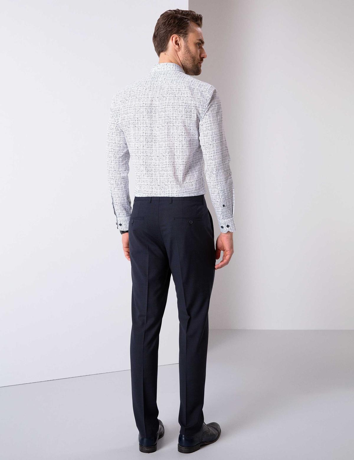 Lacivert Ekstra Slim Fit Pantolon - 50207170017