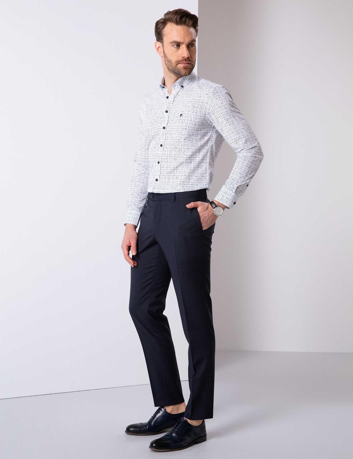 Lacivert Ekstra Slim Fit Pantolon - 50207170017