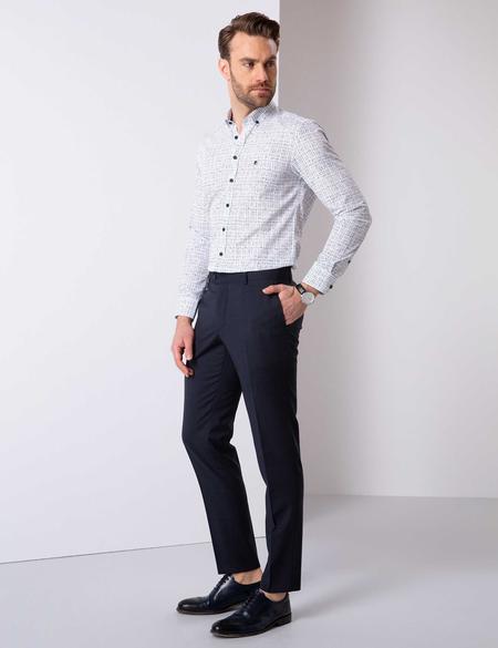 Lacivert Ekstra Slim Fit Pantolon - 50207170017