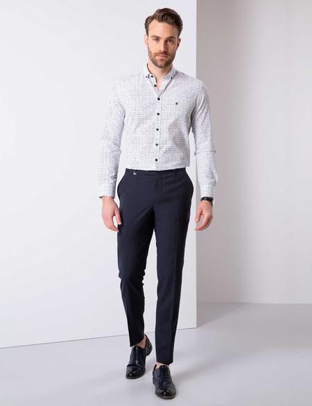 Lacivert Ekstra Slim Fit Pantolon - 50207170017