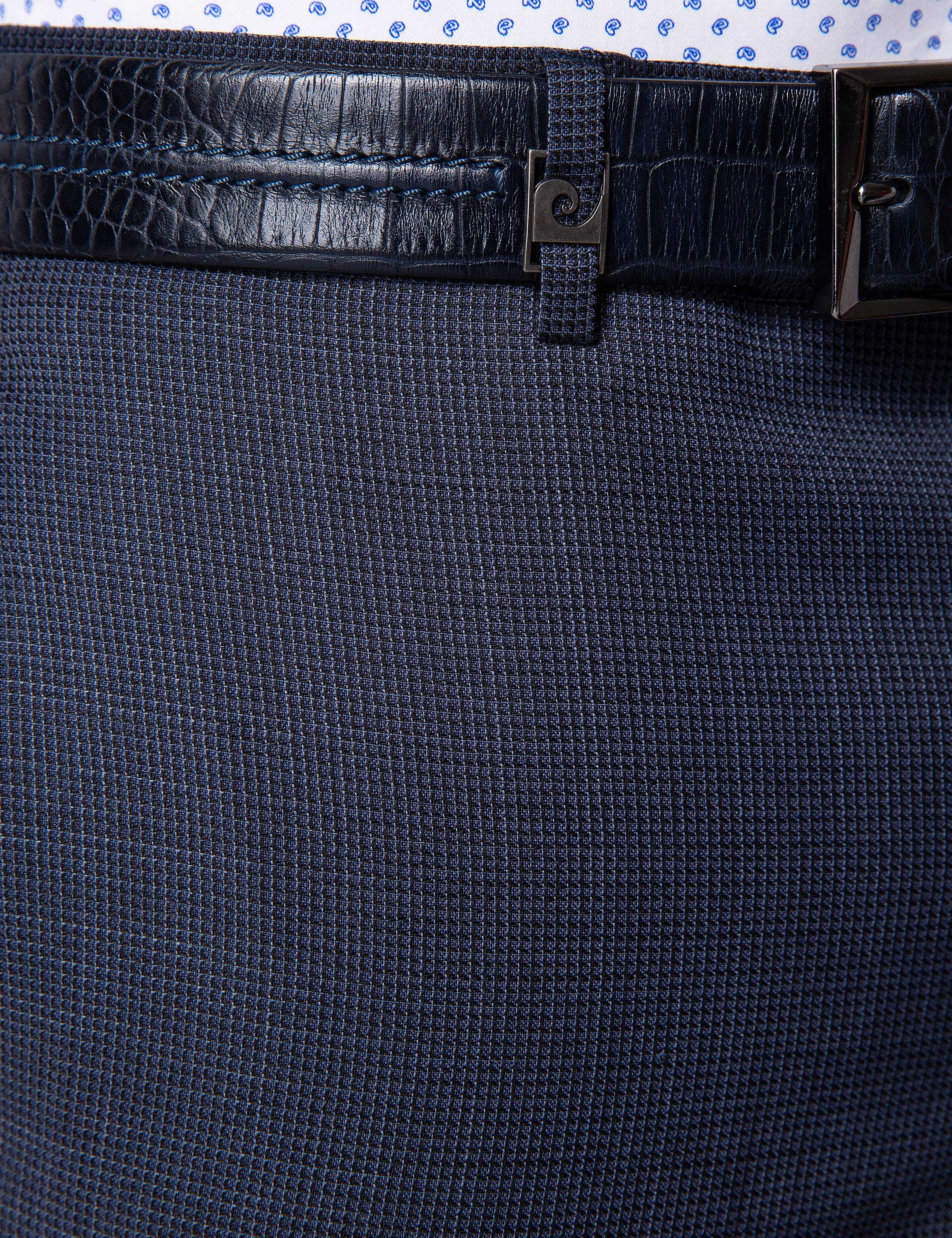Lacivert Slim Fit Pantolon - Image 4