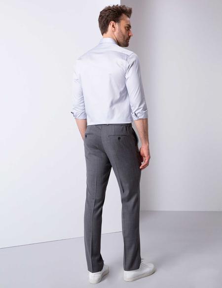 Gri Slim Fit Pantolon - 50207181017