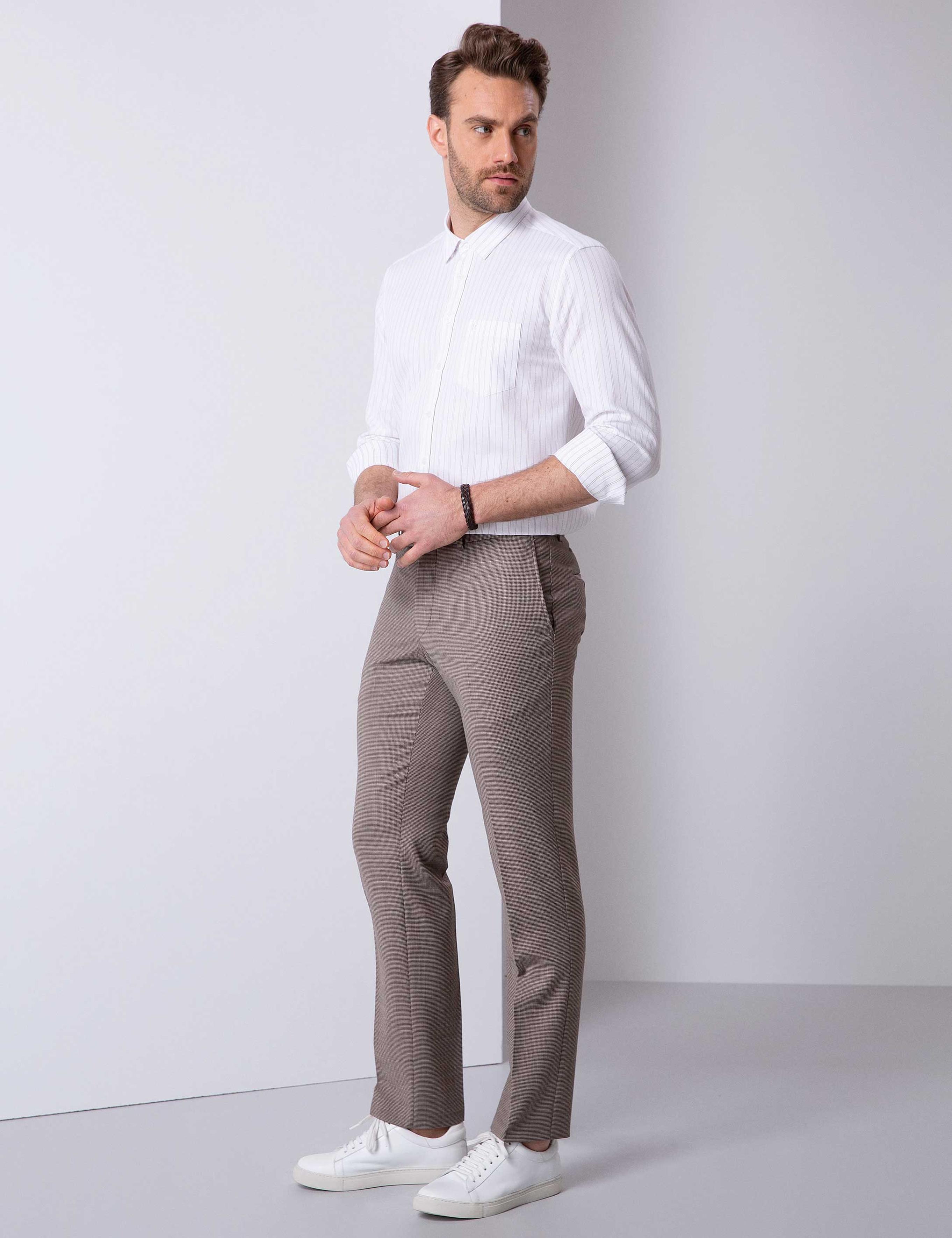 Camel Slim Fit Pantolon
