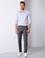 Gri Slim Fit Pantolon