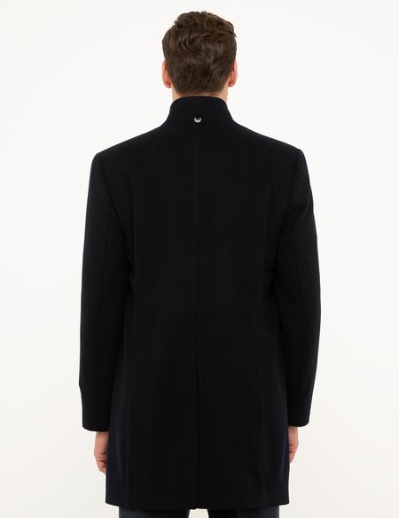 Lacivert Slim Fit Palto - 50207639012