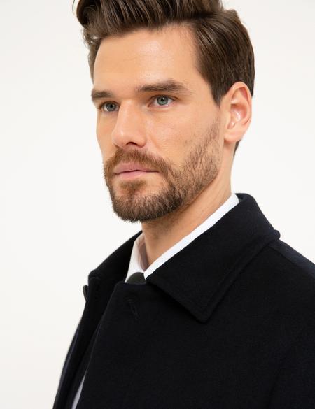 Lacivert Slim Fit Kaban - 50207658018