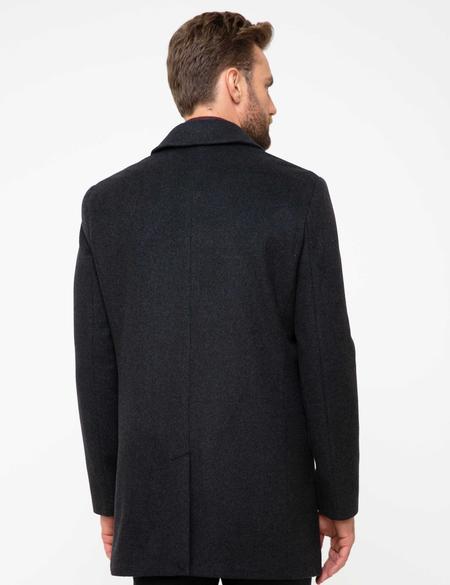 Antrasit Slim Fit Kaban - 50207658023