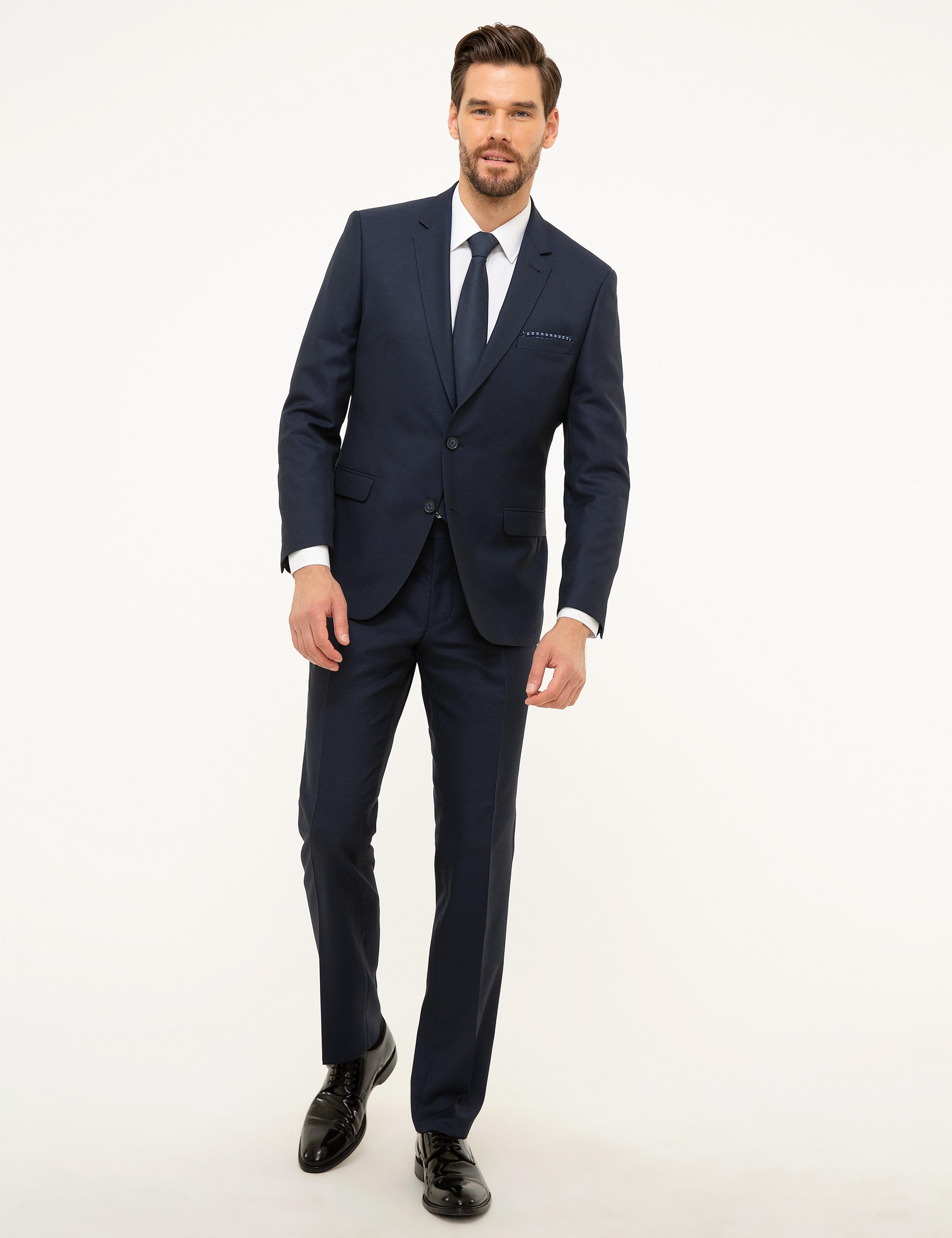 Lacivert Slim Fit Takım Elbise